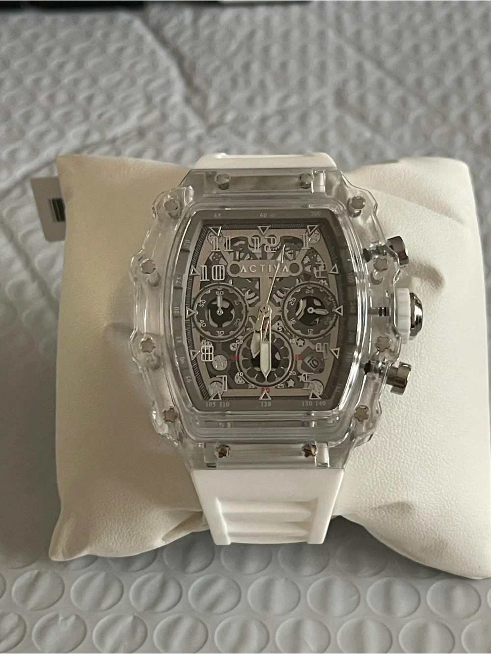 Activa Fury X Invicta Men's Watch w/ Skeleton Dial - 44.3mm, White (ACW2305-004)